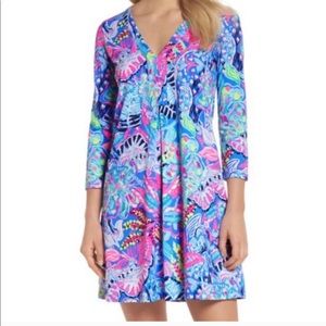 Lilly Pulitzer Amina fantasy garden  dress xxs